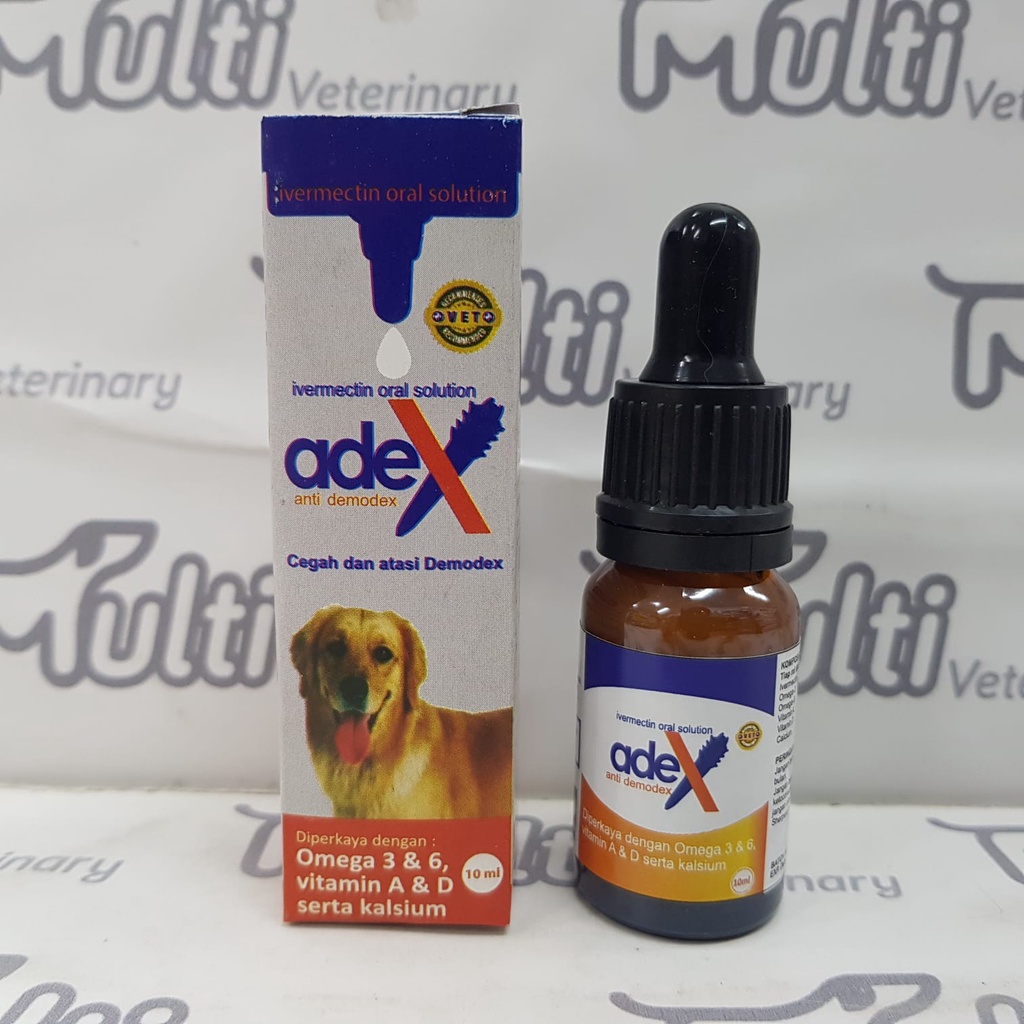 Jual ADEX 10ml Demodex Dog Kudis Gudikan Botak Pada Anjing | Shopee ...