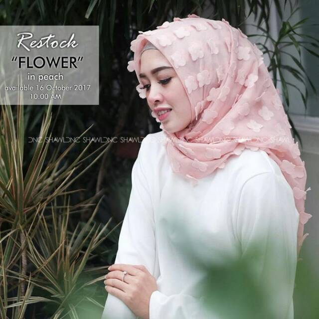 Flower scarf by DNC scarves DNC