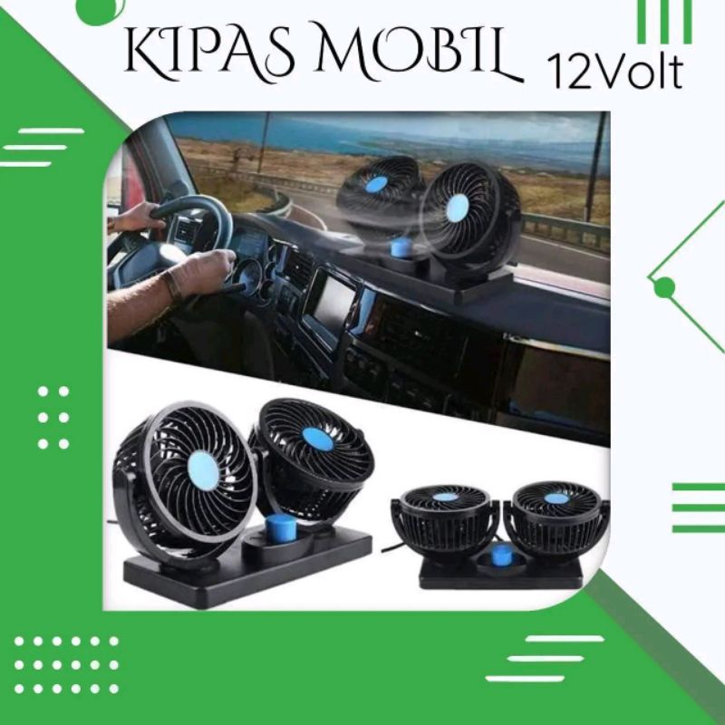 KIPAS ANGIN MOBIL DOUBLE BLOWER