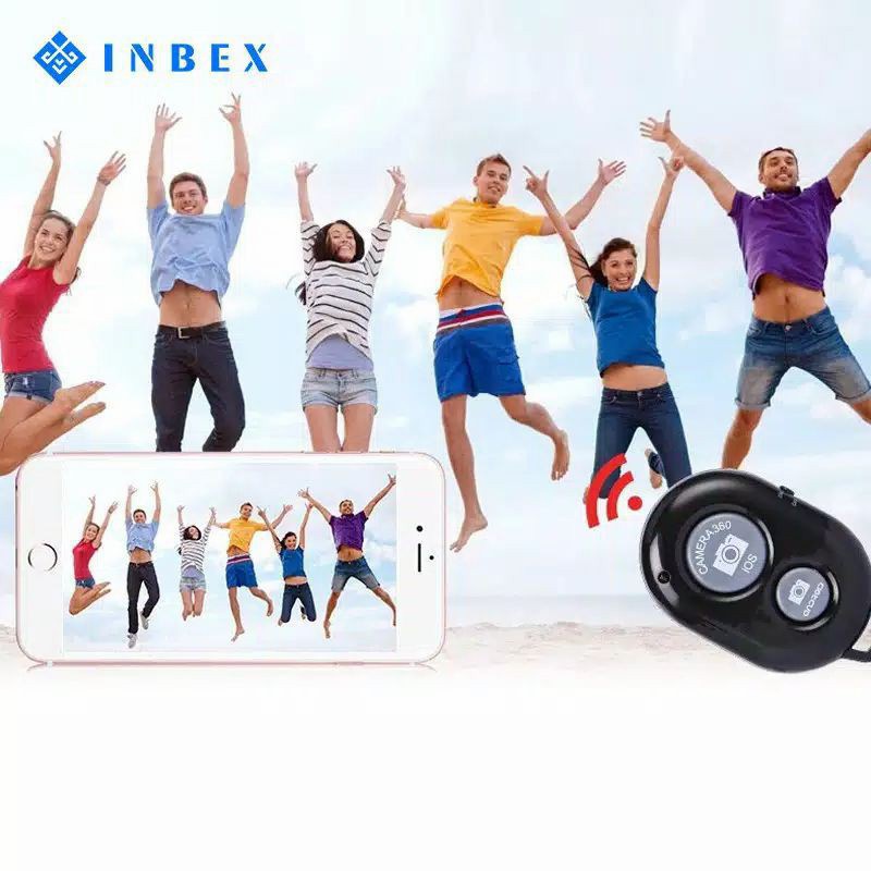 Remote Selfie INBEX  Shutter for Andoid IOS/ Bluetooth Remot Contol/tanpa software