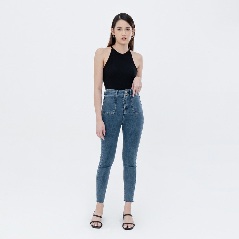 VIERLIN - Jeans 9420 - HIGH WAIST SKINNY JEANS WANITA