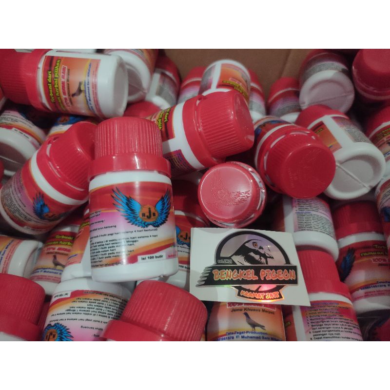 Jamu vitamin doping obat herbal RJB burung dara merpati lomba kolongan balap tomprang pos tinggian