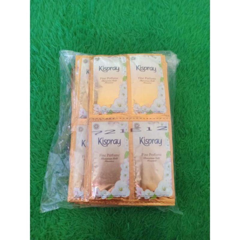 kispray gold renteng 1 bal (72sachet)