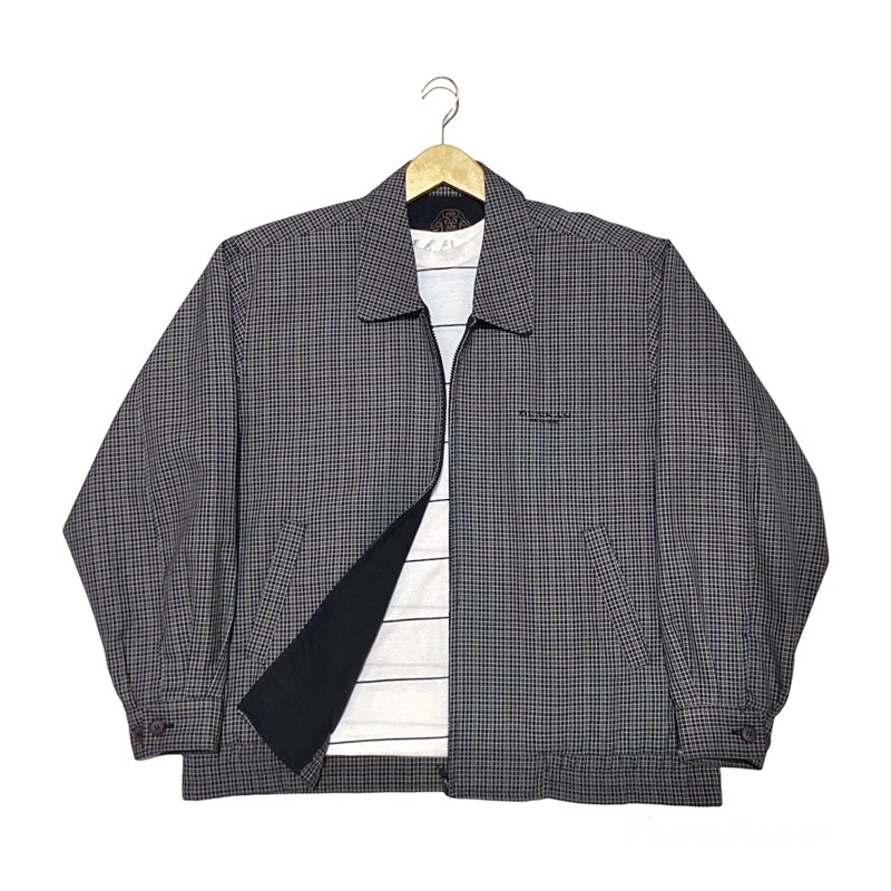 ✨New Stock 18 Februari 2022 ✨ Vintage Jacket  / Branded Harrington Jaket / Casual Thrift Bomber Jaket Second / Tartan Jacket / Jaket Bekas / Thrifting Jaket Casual Branded Original-Duxman Tartan 🦏