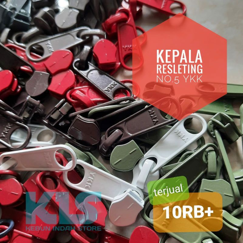 Kepala Resleting YKK No 5 Original