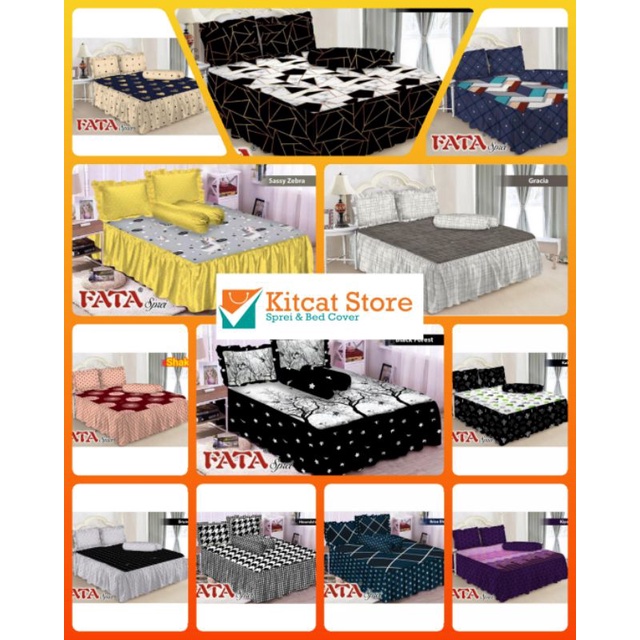 Sprei Queen Signature Fata Rumbai 150x200 160x200 140x200