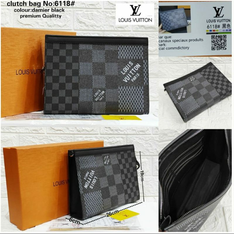 CLUCTH PRIA WANITA LV TAS TANGAN LV HAND BAG PRIA WANITA LV