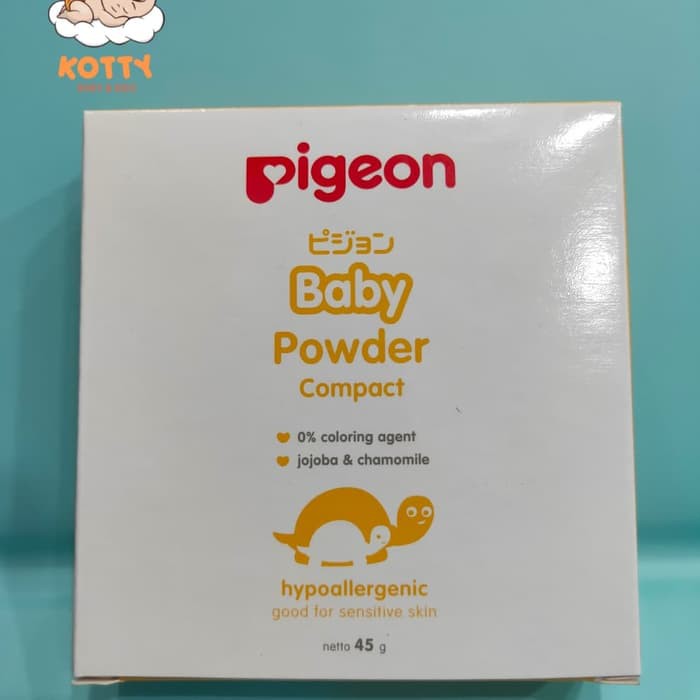 PIGEON Baby Powder Cake Chamomile 45g | Bedak Padat Bayi