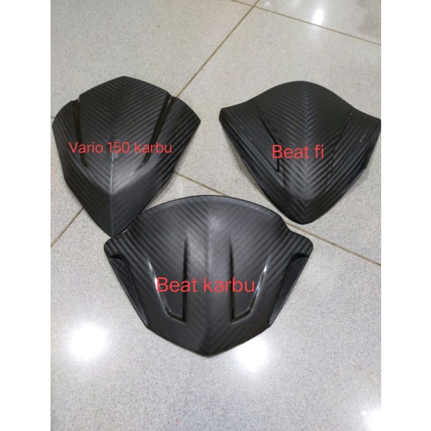 Visor Honda Beat karbu fi esp 2014-2016 Vario 150 Aerox motif karbon