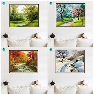 DIY Full Drill Diamond Painting - 5D Four Season Series Stitch Kit