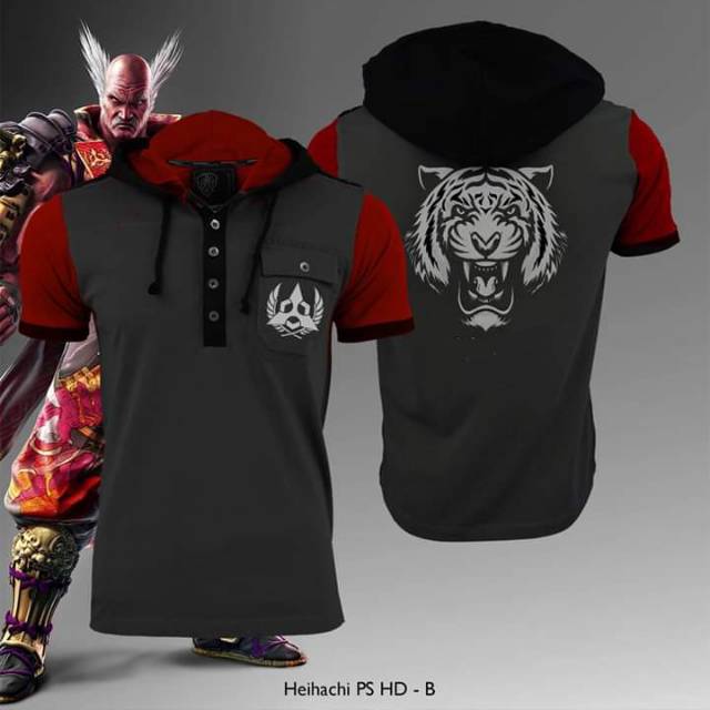 Kaos hoodie kombinasi gundam