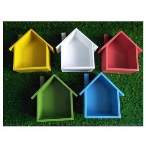 Jual Rak Vintage Bentuk Rumah Murah