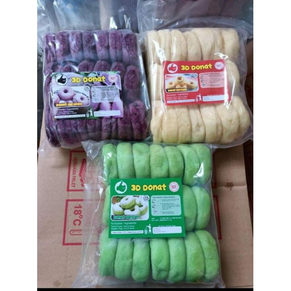 

DONAT varian rasa/ original/ubi ungu/ greentea