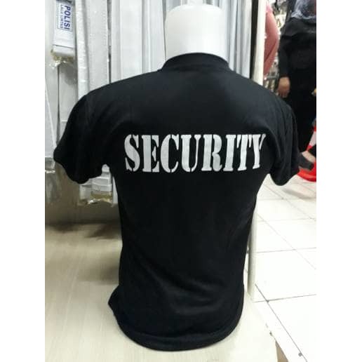 kaos security hitam