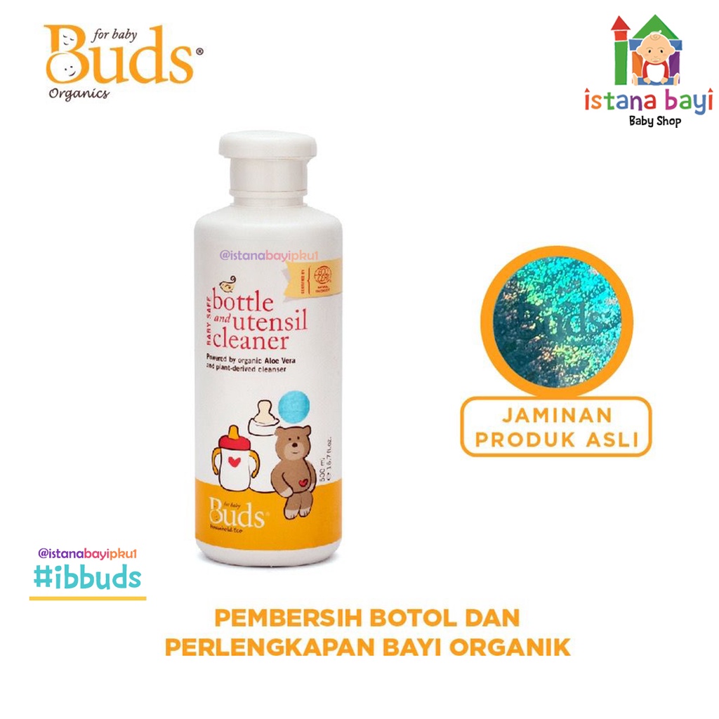 Buds Organics - Baby Safe Bottle And Utensil Cleaner 500ml / Pembersih Botol