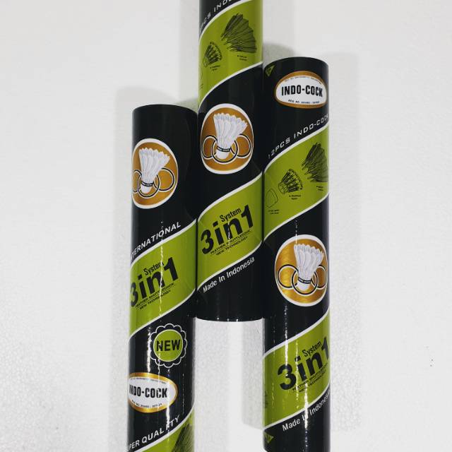 Shuttlecock Indocock 3in1 Hijau