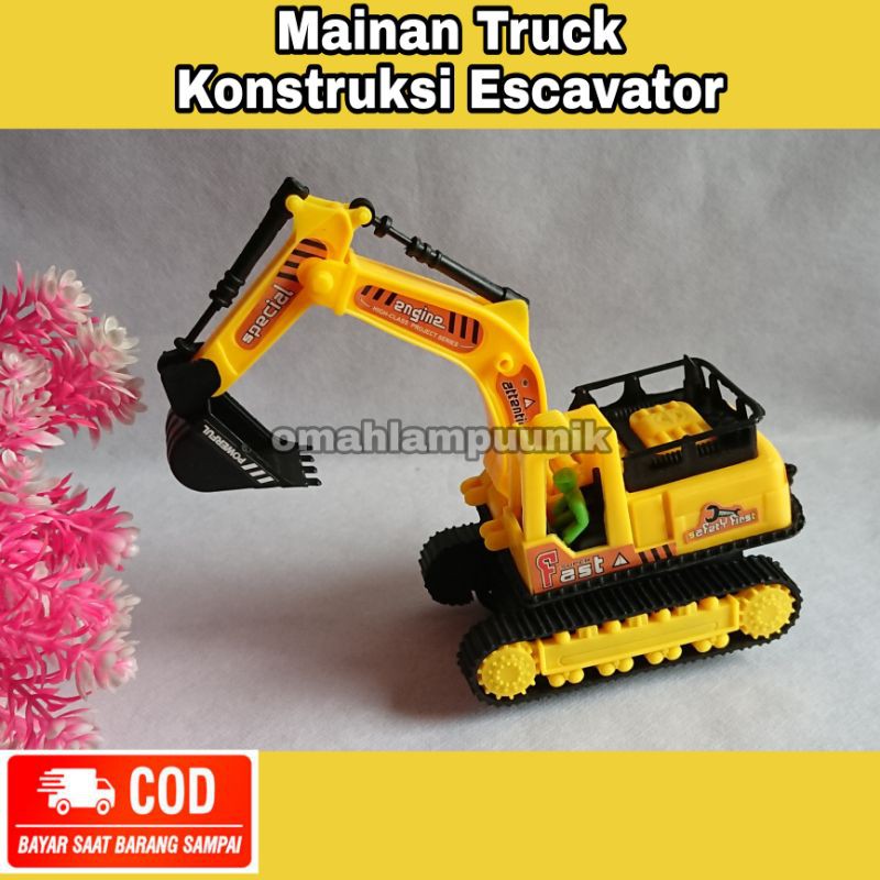 AJ Mainan Anak Truck Konstruksi Escavator/ Mainan Mobil Konstruksi ESKAVATOR Murah