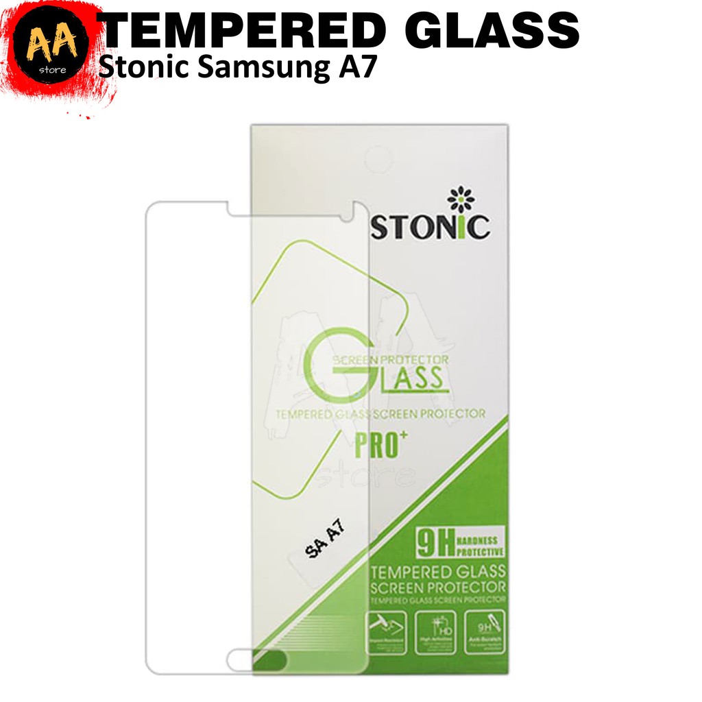 Tempered Glass Screen Protector/Anti Gores Kaca HP/Smartphone Samsung Galaxy  A7 Pelindung Layar Handphone