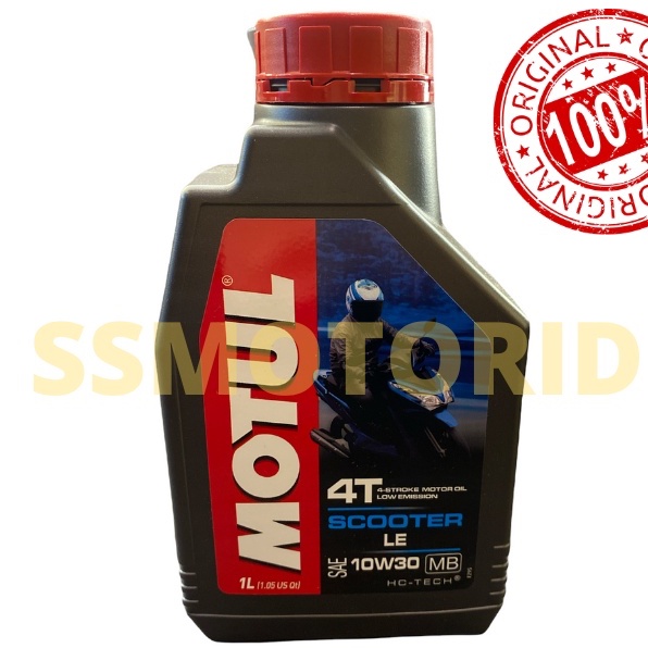 Oli Motul Scooter LE 10W-30 1 Liter - Oli Mesin Motor Matic Metik Scooter