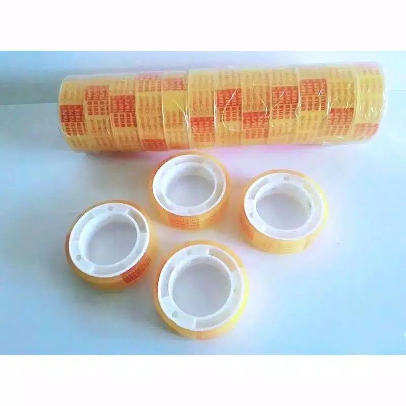 

jual solasi selotif lakban kecil bening murah/1.pak isi 12.pcs