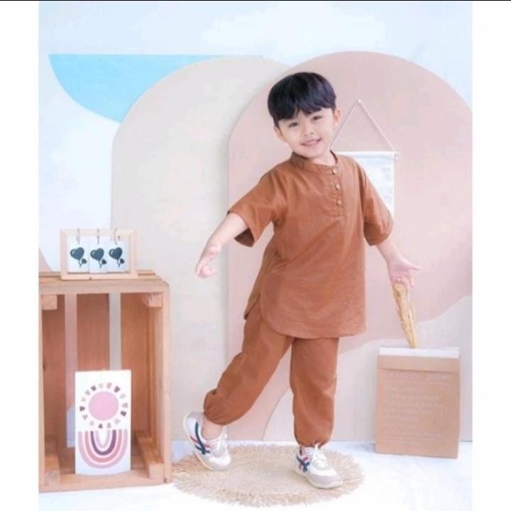 SET.. koko anak 1-12thn // baju muslim anak laki-laki