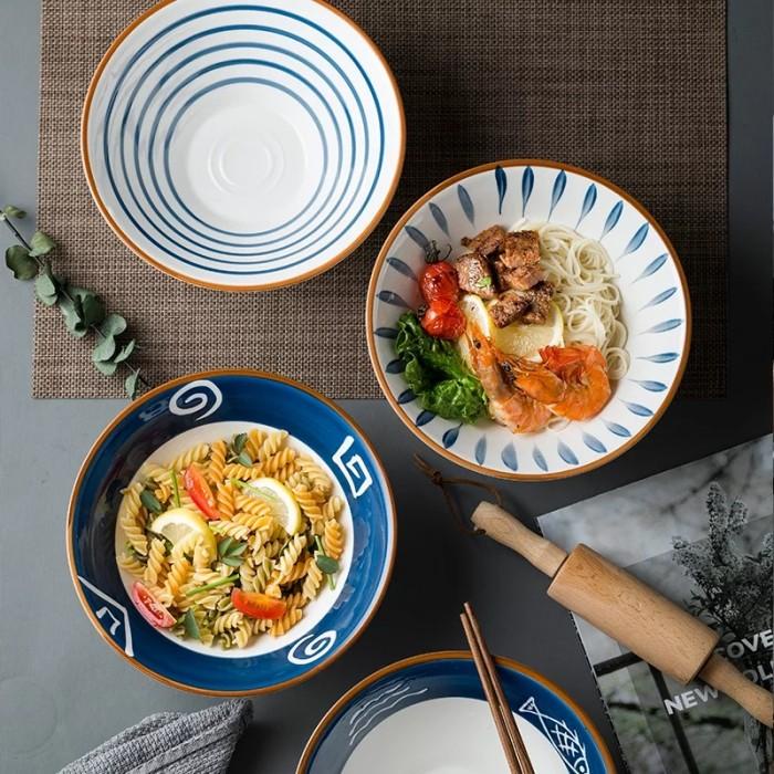 Mangkuk | Mangkuk Ramen Besar 20Cm Mangkok Mie Jumbo Unik Korea Japan Style