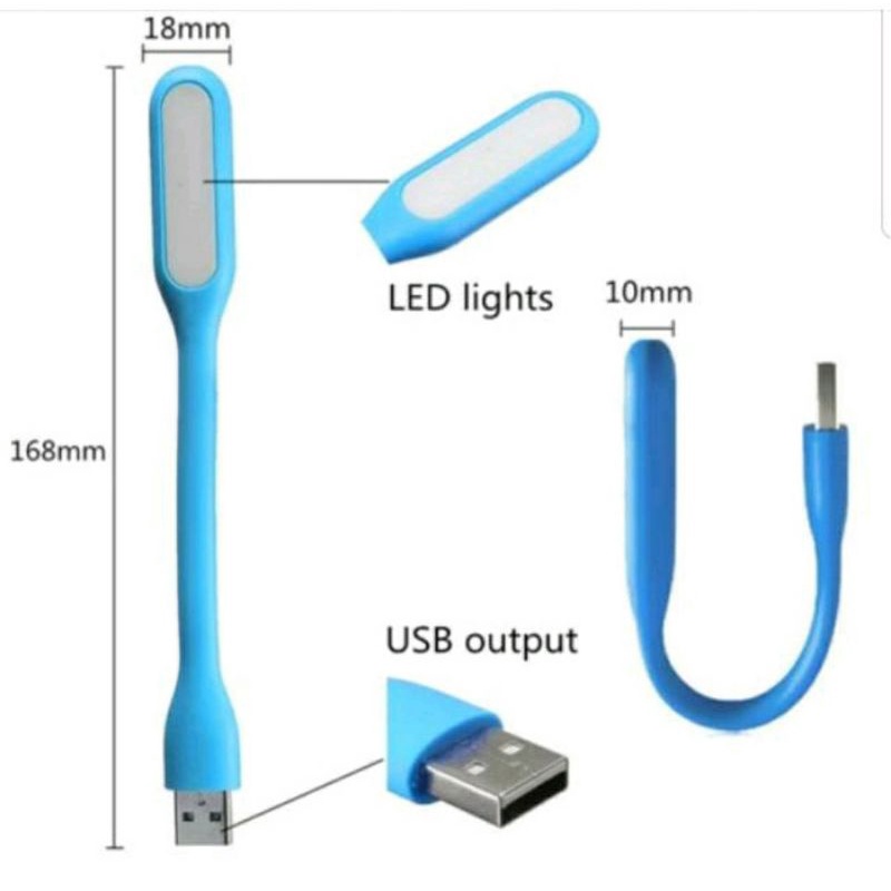 Emergency lamp Lampu Fleksibel Model Sikat Gigi USB LED Lamps Good Quality