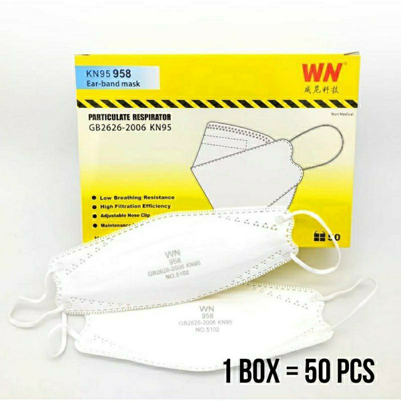 Masker KF94 4ply 4 Ply evo Mask Korea Duckbll Kn95 WN 958 isi 50 Pcs