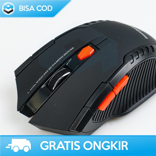 MOUSE FANTECH GAMING 2.4 GHZ NANO AMBIDEXTROUS NIRKABEL BY TAFFWARE W4