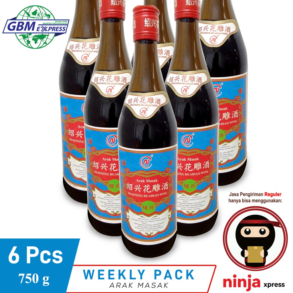 

SU Brand Weekly Pack Shaoxing Huadiao Wine 640 ml - 6 pcs