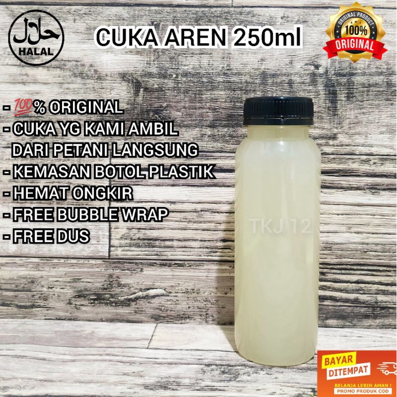 

CUKA POHON AREN ASLI MURNI 250ml