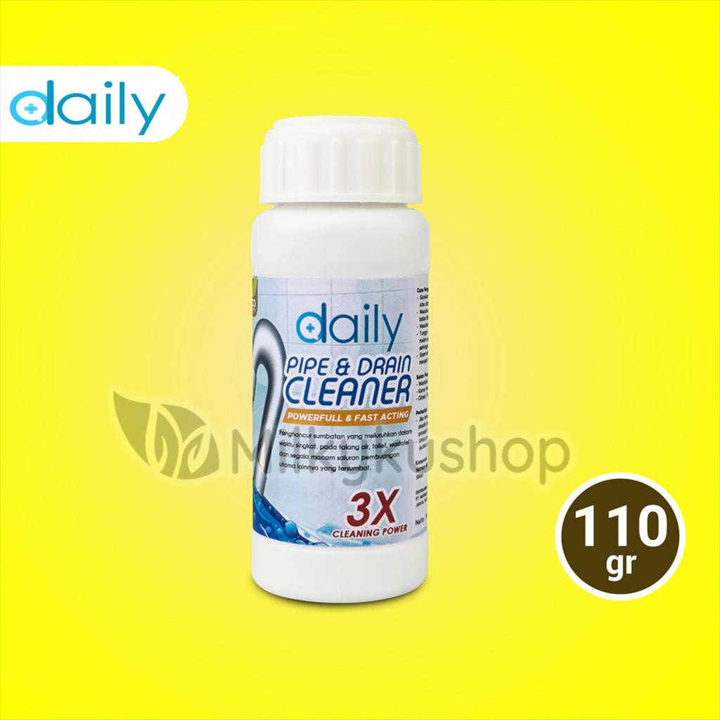 DAILY PIPE DRAIN CLEANER 110 GRAM PEMBERSIH PIPA ANTI SUMBAT