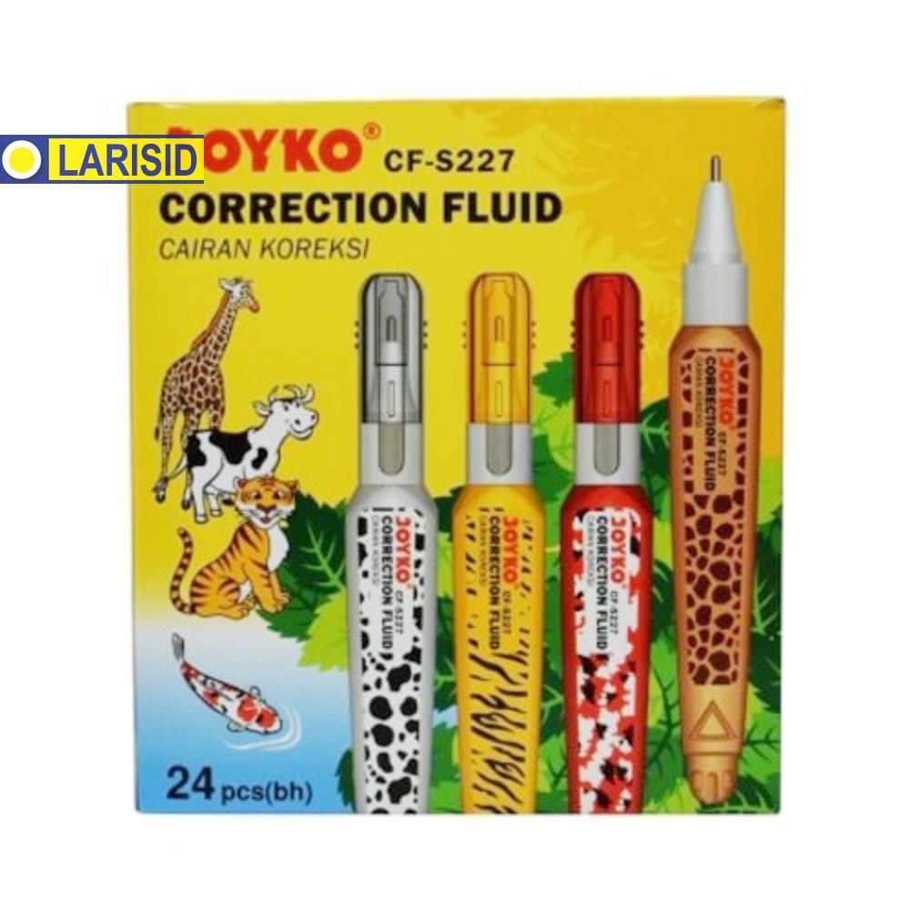 

TIP EX JOYKO TINTA CAIR KOREKSI PEN PERALATAN SEKOLAH CF-S227 CORRECTION TAPE TIPEX
