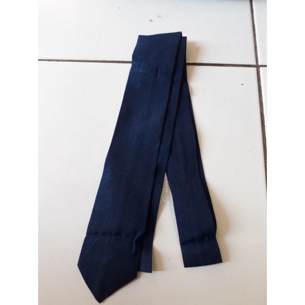 Dasi Smp Polos Biru Panjang 120 Cm