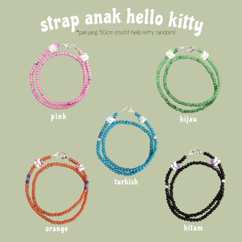 gantungan masker ANAK hello kitty