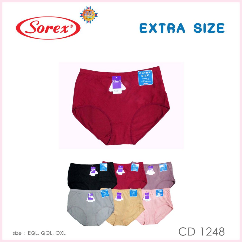 Celana Dalam / CD Wanita Ukuran Besar / Jumbo Merek Sorex 1248