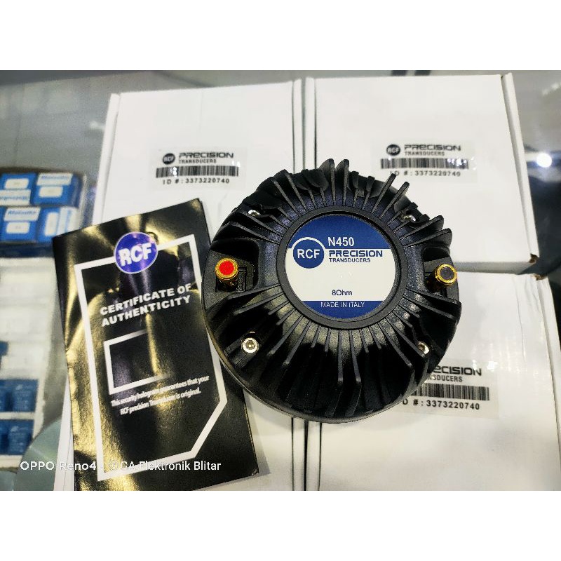 driver tweter rcf n450