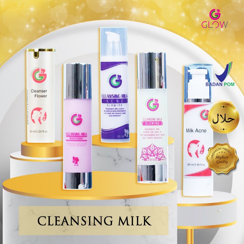 GLAFIDSYA CLEANSING MILK WHITENING ACNE GLOWING FLEK ANTI AGING