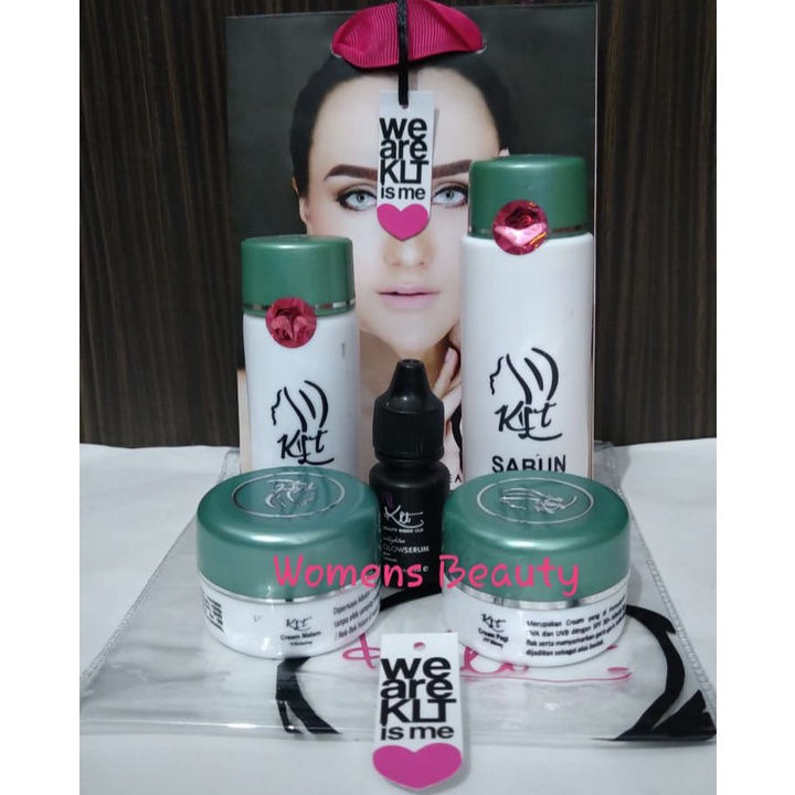 Cream KLT Hijau Ori Hologram Merah 5 Dimensi