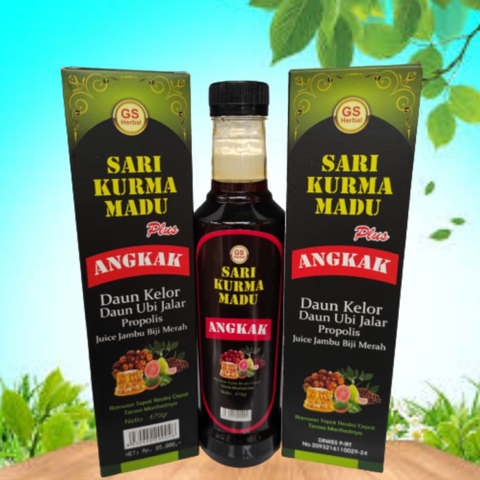 

Sari Kurma Madu Plus Angkak Daun Kelor 470 gram