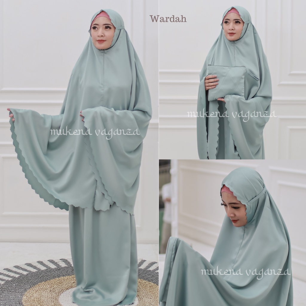 Mukena Dewasa Daily Pastel Lasercut terbaru