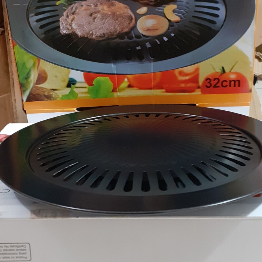 Wajan Grill/BBQ Anti Lengket Diameter 32 Cm - Anti lengket