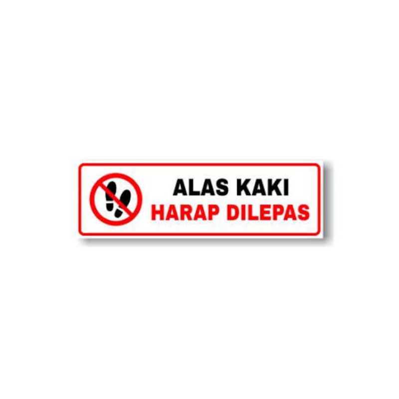 

stiker alas kaki harap di lepas stiker alas kaki murah uk 7,5×23cm