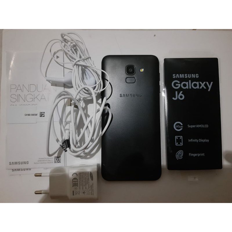 Samsung j6 2018 second mulus. ex garansi sein.