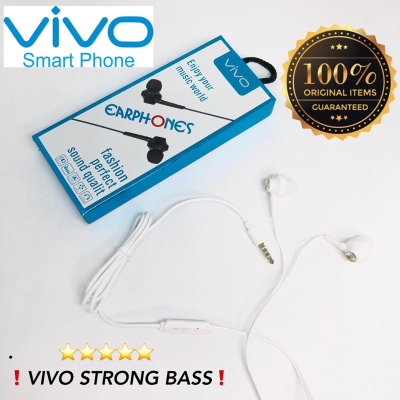 PROMO HANDSFREE STRONG BASS VIVO PERECT SOUND ENJOY YOUR MUSIC WORLD