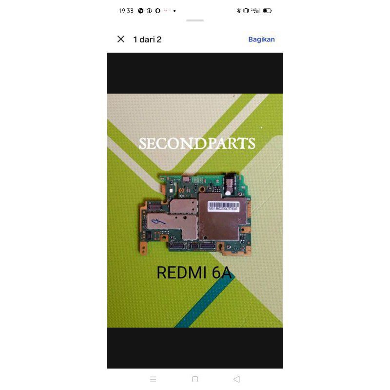 mesin xiaomi 6a normal tidak ada pola atau akun mi