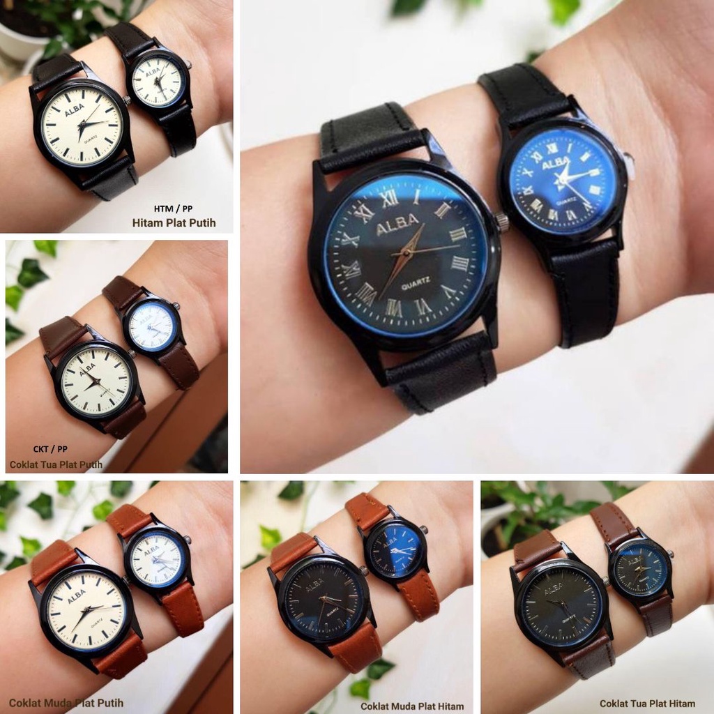 JAM TANGAN PRIA WANITA COUPLE ALBA JK2