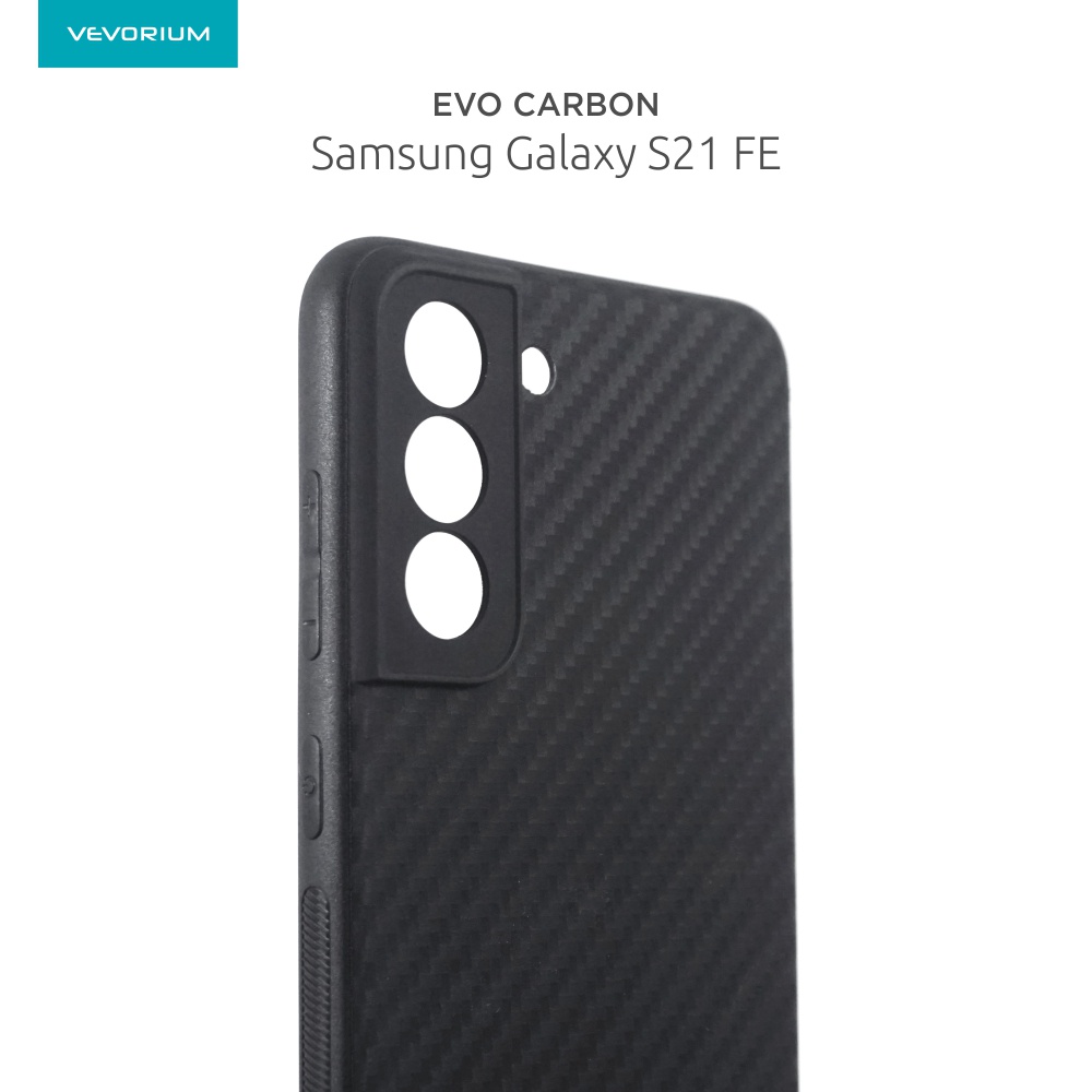 VEVORIUM EVO CARBON Samsung S21 FE Soft Case Ultra Slim Softcase