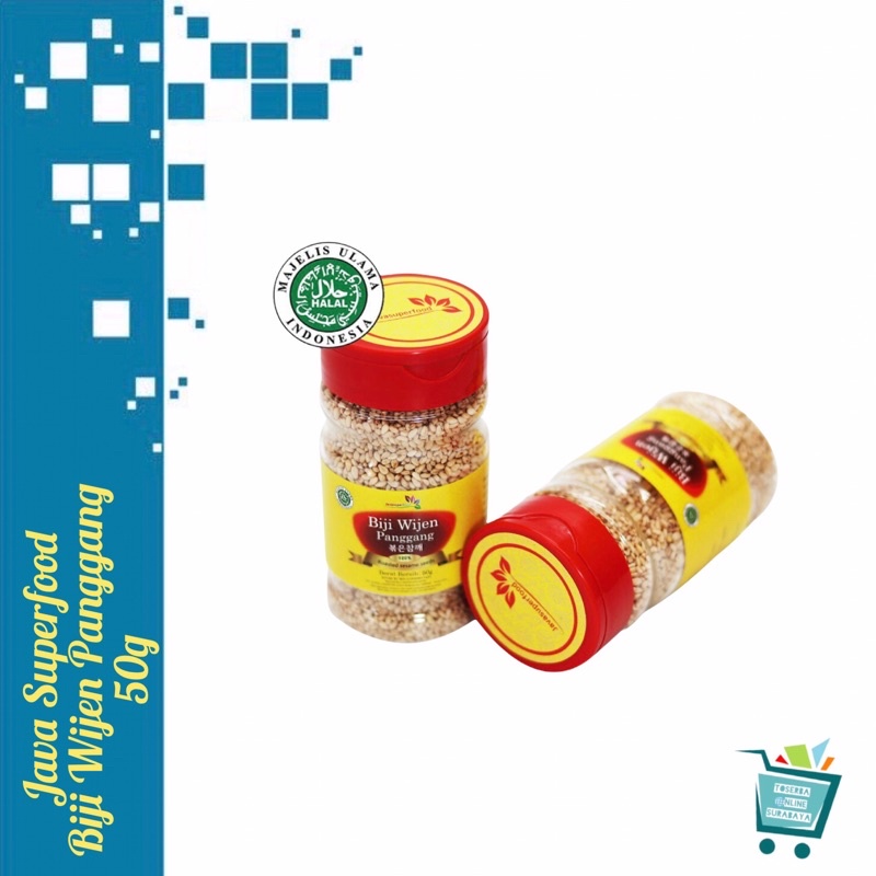 

Java Super Food Biji Wijen Panggang / Java Super Food Roasted Sesame Seed 50g