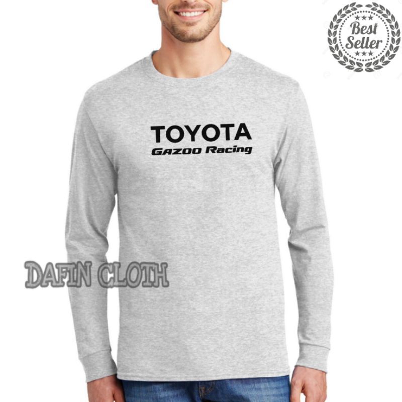 Tshirt Baju Kaos Pria Lengan Panjang Toyota Gazoo Racing